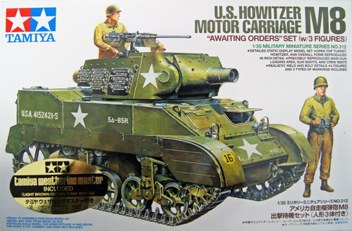 Tamiya 25133 U.S. Howitzer Motor Carriage M8 1/35 Scale Kit