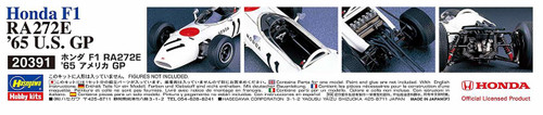 Hasegawa 20391 Honda F1 RA272E '65 U.S. GP 1/24 Scale kit