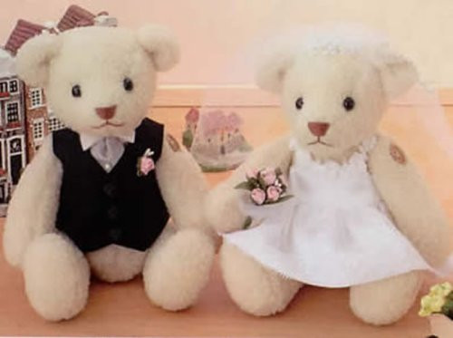 Hamanaka H431-107 Wedding Kit Wedding Bear Acrylic Short Sheep Happy Wedding kit
