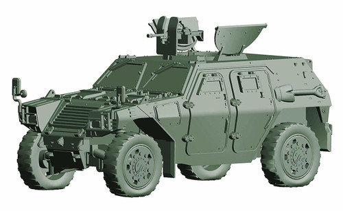 Fujimi 72M-18 JGSDF Light Armored Vehicle Commander / Machine Gun 2 Set 1/72 scale kit