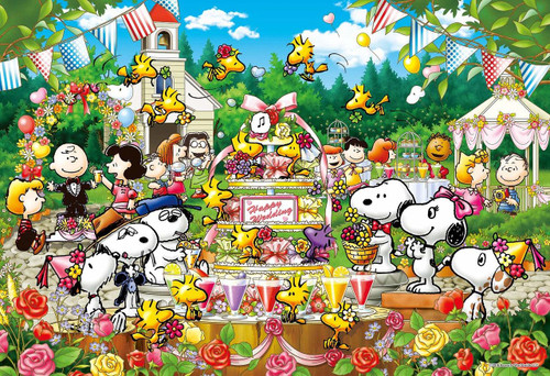 Epoch Jigsaw Puzzle 26-311s Peanuts Woodstock Wedding (300 Pieces)