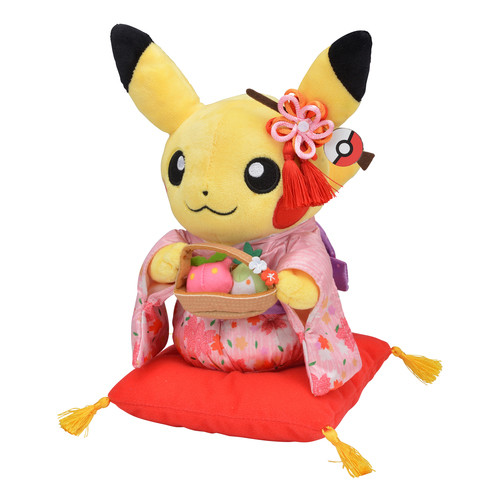 Pokemon Center Original Plush Doll Tea Party Pikachu Female 316