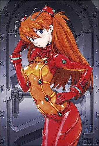 Yanoman Jigsaw Puzzle 10-1338 Asuka Langley Shikinami Test Plugsuit (1000 Pieces)