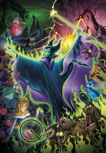 Tenyo Japan Jigsaw Puzzle DPG500-221 Disney The Gift of the Curse (Sleeping Beauty) (500 S-Pieces)