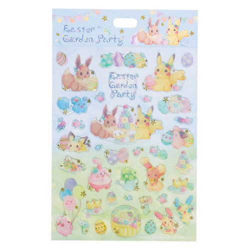Pokemon Center Original Sticker set Easter Garden Party 316