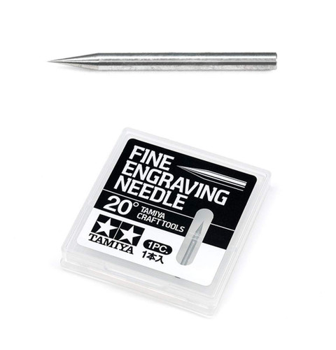 Tamiya 74148 Craft Tools Fine Engraving Needle 20 Degrees