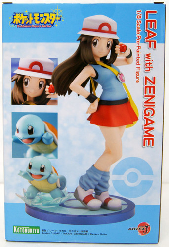 Kotobukiya PP817 Green (Leaf) with Squirtle 1/8 Scale Figure (Pokemon)