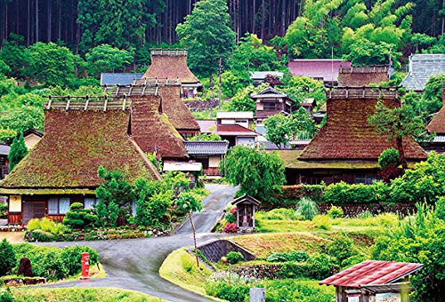 Beverly Jigsaw Puzzle 51-254 31-492 Kyoto Miyama, After the Rain (1000 Pieces)