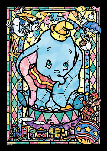 Tenyo Japan Jigsaw Puzzle DSG266-966 Disney Dumbo Stained Art (266 Pieces)