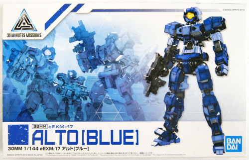Bandai 30 Minutes Missions eEMX-17 ALTO (Blue) 1/144 Scale Kits