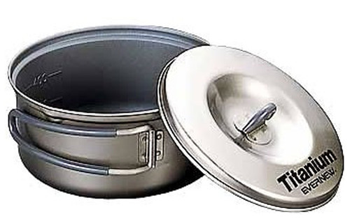 Evernew ECA421 Ceramic Series Titanium Non-Stick Pot #1