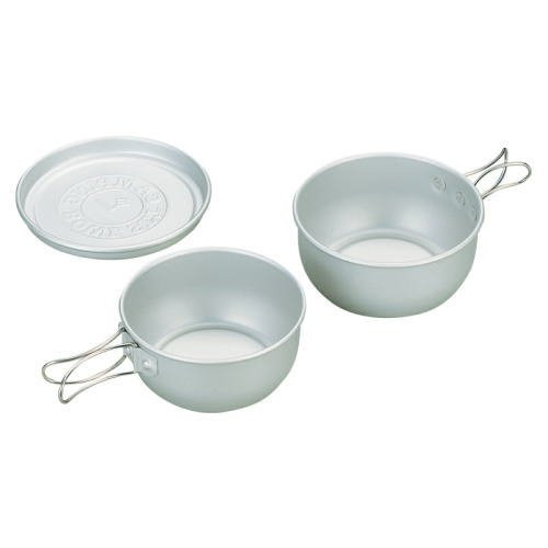 Evernew EBY157 Camping Accessories Aluminum Bowl Set 3