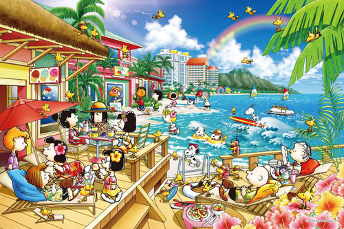Epoch Jigsaw Puzzle 11-589s Snoopy Peanuts Beach Resort (1000 Pieces)