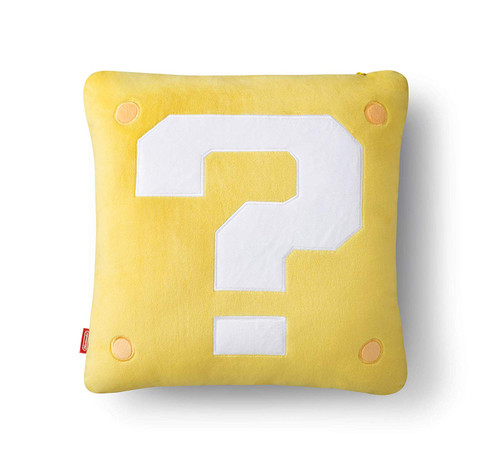 Nintendo Super Mario Home & Party Cushion & Mini Blanket (? Block/Super Mushroom)