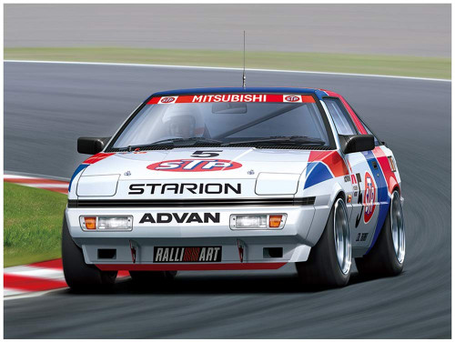Aoshima BEEMAX 06105 Mitsubishi Starion Gr.A '87 JTC Ver. 1/24 Scale Kit