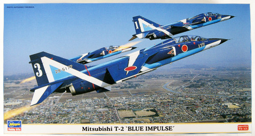 Hasegawa 09636 Mitsubishi T-2 Blue Impulse 1/48 scale kit