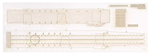 Aoshima Waterline No.528 IJN Carrier SORYU Deck Sheet 1/700 Scale