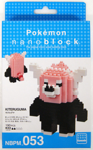 Kawada NBPM-053 nanoblock Pokemon Bewear (Kiteruguma)
