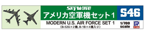 Pit-Road Skywave S46 Modern U.S. Air Force Set 1 1/700 Scale Kit