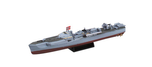 Aoshima Ironclad Steel Navies S-boat SP w/ HMS Aircraft 1/350 Scale Kit