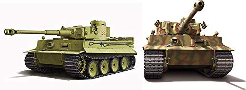 Fujimi 72M-5 German Army Heavy Tank Tiger I Early Production Type 2pcs Set 1/72 Scale Kit