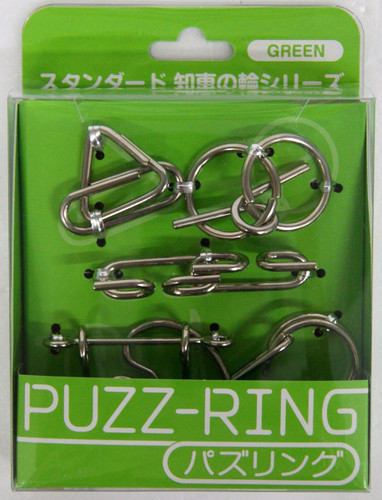 Hanayama Puzzle Puzz Ring GREEN