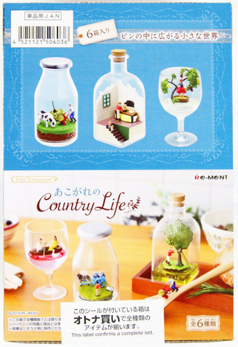 Re-ment Longing for the Country Life 1 Box 6 Pcs Complete Set