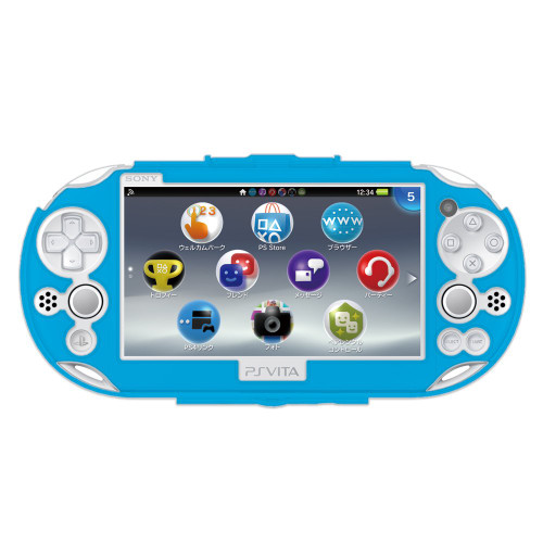Hori New Protect Frame for Playstation Vita (PCH-2000) Aqua Blue JTK