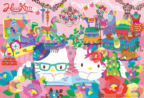 Beverly Jigsaw Puzzle 93-144 Horaguchi Kayo Hello Kitty (300 Pieces)