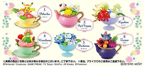 Re-ment Pokemon Floral Cup Collection 2 BOX 6 Pcs Complete Set