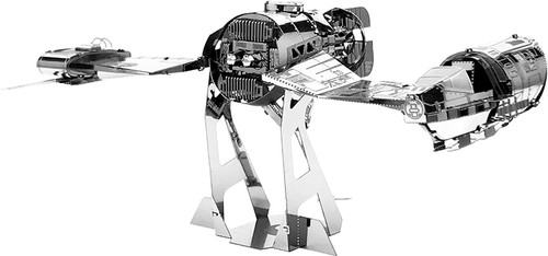 Tenyo Metallic Nano Puzzle W-MN-025 Star Wars The Last Jedi Resistance Ski Speeder