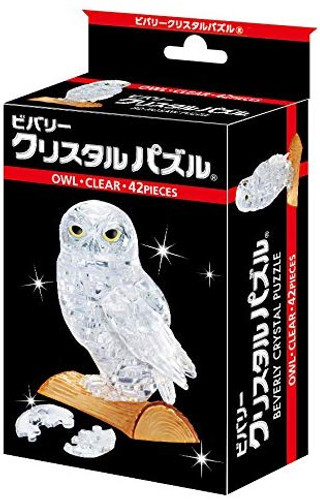 Beverly Crystal 3D Puzzle 484646 Owl Clear (42 Pieces)