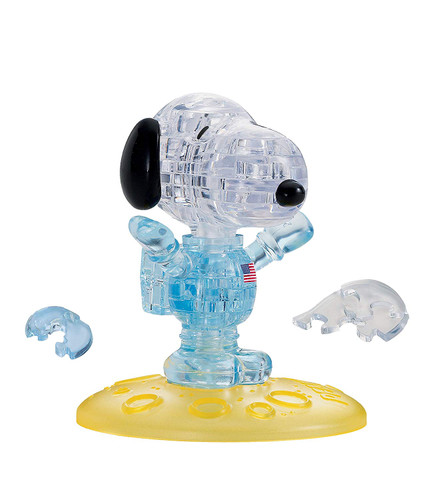 Beverly Crystal 3D Puzzle 485636 Snoopy Astronaut (35 Pieces)