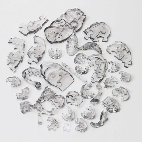 Beverly Crystal 3D Puzzle 486022 Wolf Black (37 Pieces)