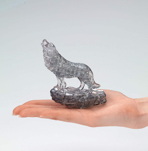 Beverly Crystal 3D Puzzle 486022 Wolf Black (37 Pieces)