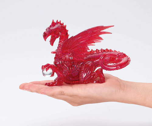Beverly Crystal 3D Puzzle 486152 Dragon Red (56 Pieces)