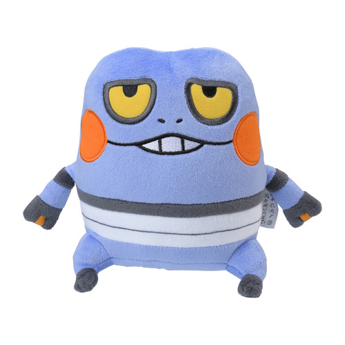 Pokemon Center Original Plush Doll 24 Hour Pokemon CHU Line Stamp Croagunk