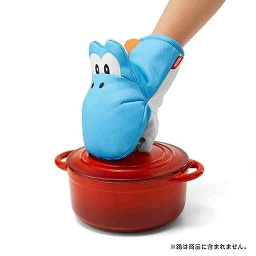 Nintendo Super Mario Home & Party Oven Mitten & Pot Stand (Light blue Yoshi)