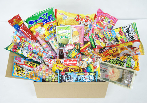 Assortment Dagashi Set Japanese Candies Chocolate Snacks - 30 Pieces Medium Box