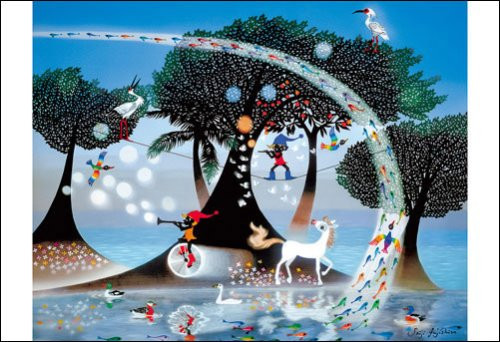 APPLEONE Jigsaw Puzzle 300-240 Joy of Living (300 Pieces)