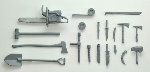 Tomytec LD026 Military Series Little Armory Melee Weapon Set A 1/12 Scale Kit