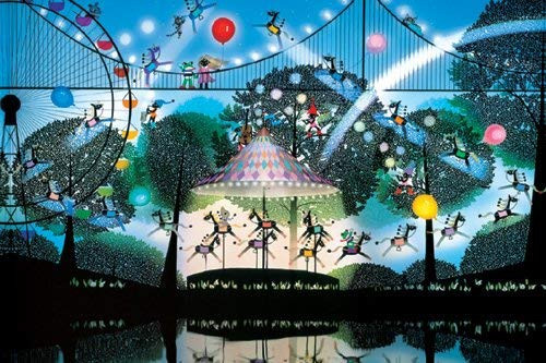 APPLEONE Jigsaw Puzzle 1000-255 Dreams of Merry-Go-Round (1000 Pieces)