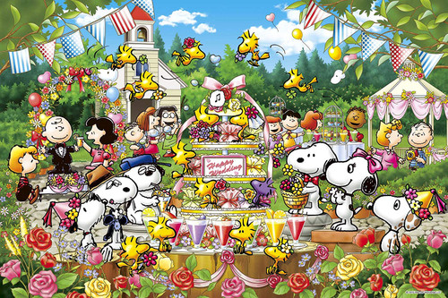Epoch Jigsaw Puzzle 11-540S Peanuts Snoopy Woodstock's Wedding (1000 Pieces)