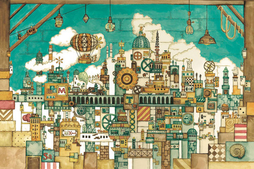 Epoch Jigsaw Puzzle 11-594 Noriko Nishimura Mouse Kingdom in Attic (1000 Pieces)