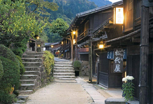 Epoch Jigsaw Puzzle 25-116 Tsumagojuku in Nagano (300 Pieces)