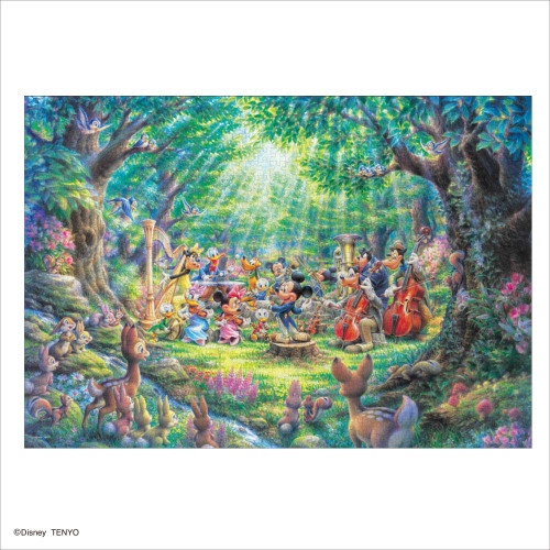 Tenyo Japan Jigsaw Puzzle D1000-045 Disney Phil Harmony in the Forest (1000 Pieces)
