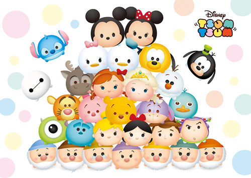 Tenyo Japan Jigsaw Puzzle D300-270 Disney TSUM TSUM (300 Pieces)