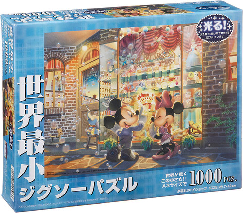 Tenyo Japan Jigsaw Puzzle DW1000-406 Disney Evening Toy Shop (1000 S-Pieces)
