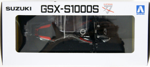 Aoshima Skynet 07027 Suzuki GSX-S1000S Katana Glass Black 1/12 Scale Finished Model