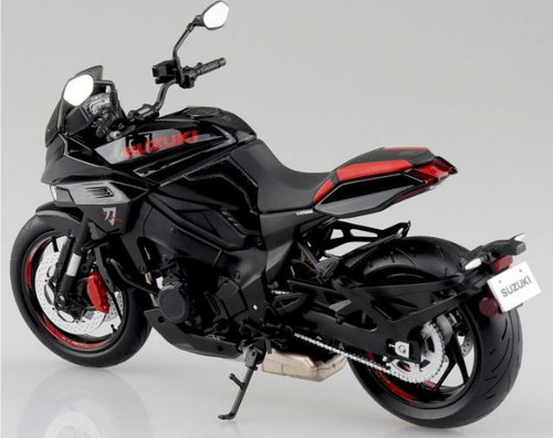 Aoshima Skynet 07027 Suzuki GSX-S1000S Katana Glass Black 1/12 Scale Finished Model